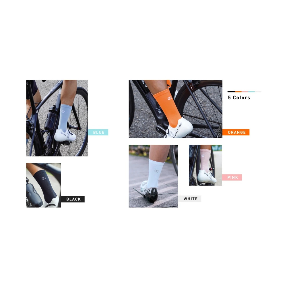 Footer ZH159 RIDE MORE 自行車襪 追風襪 除臭襪 全薄款 3雙自由配-細節圖3