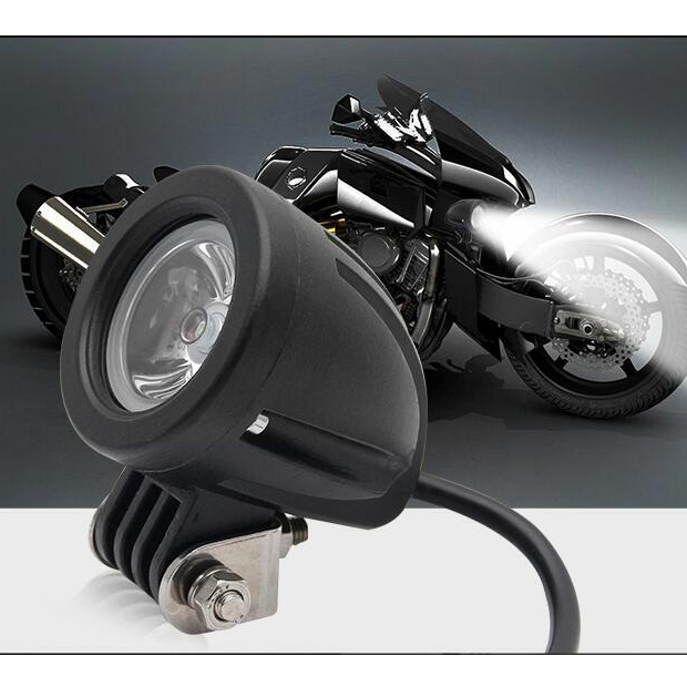 前叉燈 台灣晶片 含稅附發票【 10W 迷你圓型】高亮度 防水耐用 LED工作燈 霧燈 探照燈 農用機 照輪燈 警示燈-細節圖3