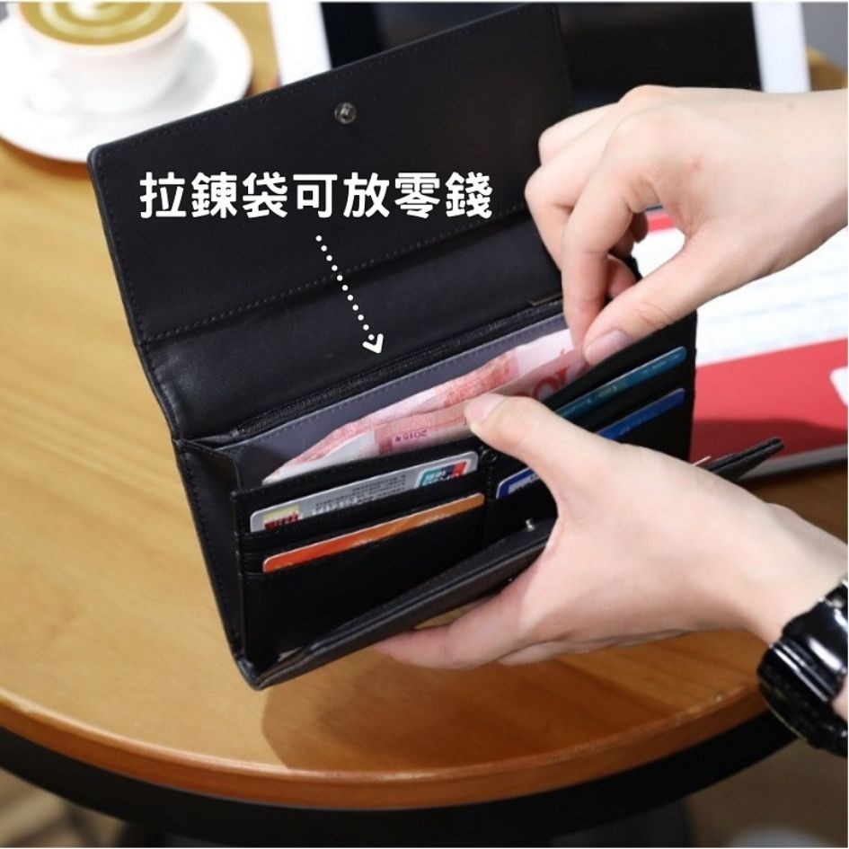 家琪居家 TIGERNU男士精品長夾 長夾 皮夾 長皮夾 男長夾 男用長夾 男用皮夾 長夾男生 男生皮夾 皮夾男 禮物-細節圖5