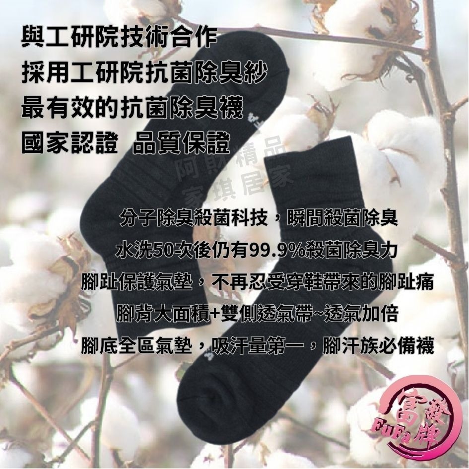 家琪居家 MIT 除臭襪 消臭襪 防臭襪 抗菌除臭襪 不臭襪 踝襪 船襪 船型襪 女襪 隱形襪 男襪 短襪 襪子 長襪-細節圖2