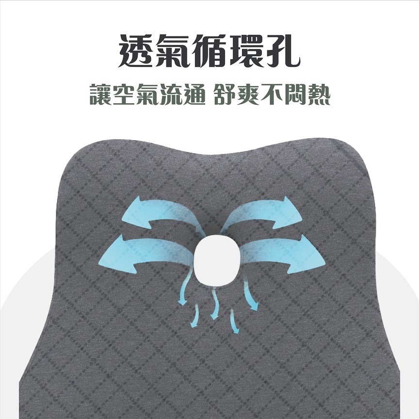 家琪居家 4D石墨烯靠墊 腰靠墊 腰靠 腰枕 石墨烯網面 靠墊 靠枕 背墊 座椅靠墊 汽車靠墊 護腰靠墊 記憶材質-細節圖4