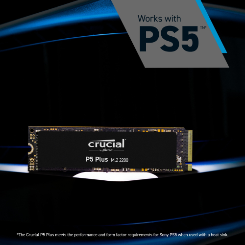 Micron美光 Crucial P5 Plus 1TB PCIe M.2 SSD 中古零件交換貼換 故障機回收