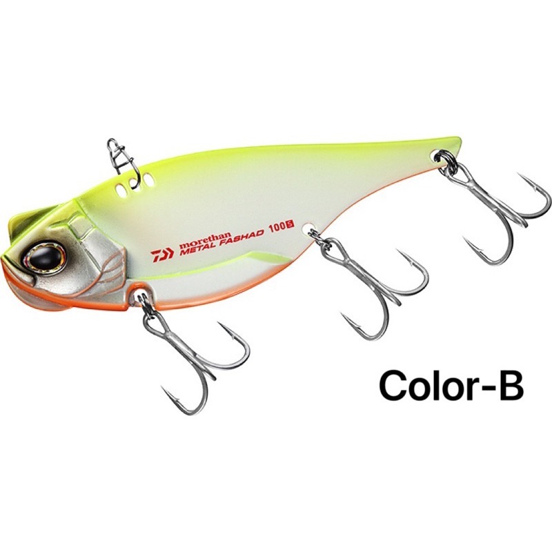 【W.S釣具】日本原裝 Daiwa モアザン 100S 大型VIB 10公分 45克附鉤 VIB顫泳 岸拋微鐵 VIB-規格圖5