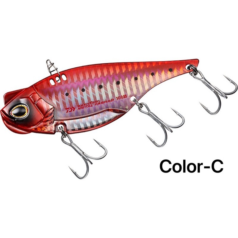 【W.S釣具】日本原裝 Daiwa モアザン 100S 大型VIB 10公分 45克附鉤 VIB顫泳 岸拋微鐵 VIB-規格圖5