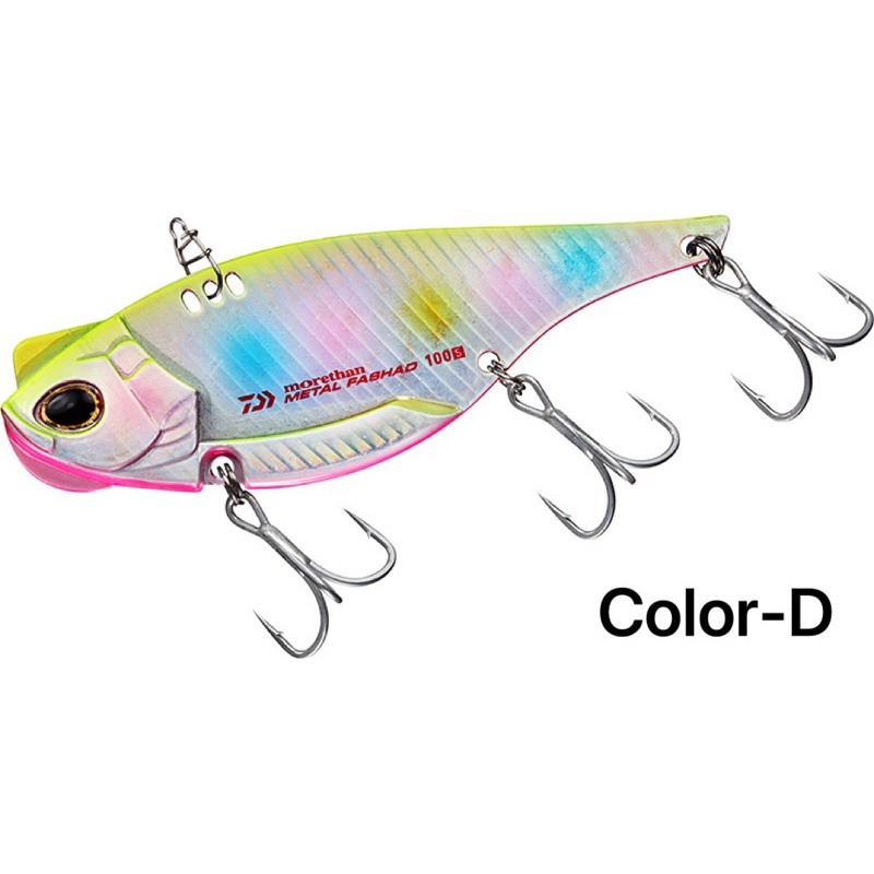 【W.S釣具】日本原裝 Daiwa モアザン 100S 大型VIB 10公分 45克附鉤 VIB顫泳 岸拋微鐵 VIB-規格圖5