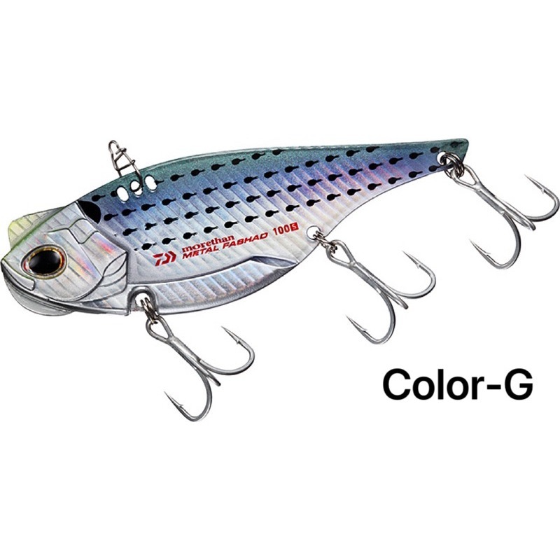 【W.S釣具】日本原裝 Daiwa モアザン 100S 大型VIB 10公分 45克附鉤 VIB顫泳 岸拋微鐵 VIB-規格圖5