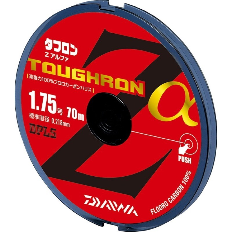 ✨特價現貨出清✨日本原裝Daiwa TOUGHRON タフロンZα 70M 頂級70米卡夢線 碳纖線 卡夢線 磯釣子線-細節圖2