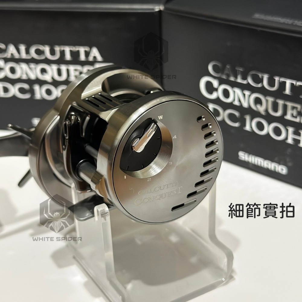 ✨免運現貨✨ SHIMANO CALCUTTA CONQUEST DC 100HG 右手 黑康、路亞捲線器、台灣現貨-細節圖3