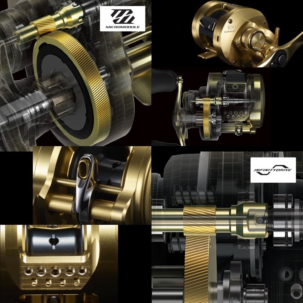 【免運-現貨】Shimano CALCUTTA CONQUEST金康101，201左手，路亞捲線器，鼓式捲線器，現貨！-細節圖7