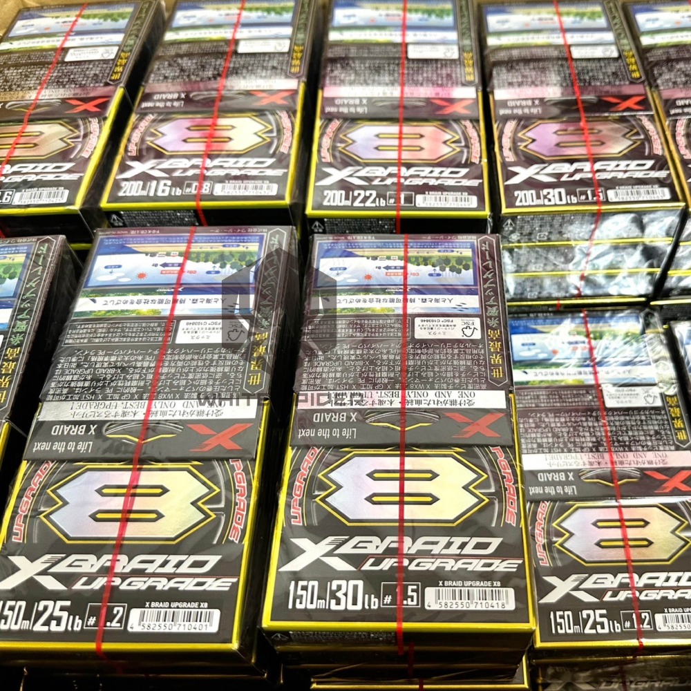 日本原裝正品YGK XBRAID UPGRADE X8、YGK PE線 X8 150m.200m、路亞、軟絲、台灣現貨-細節圖5