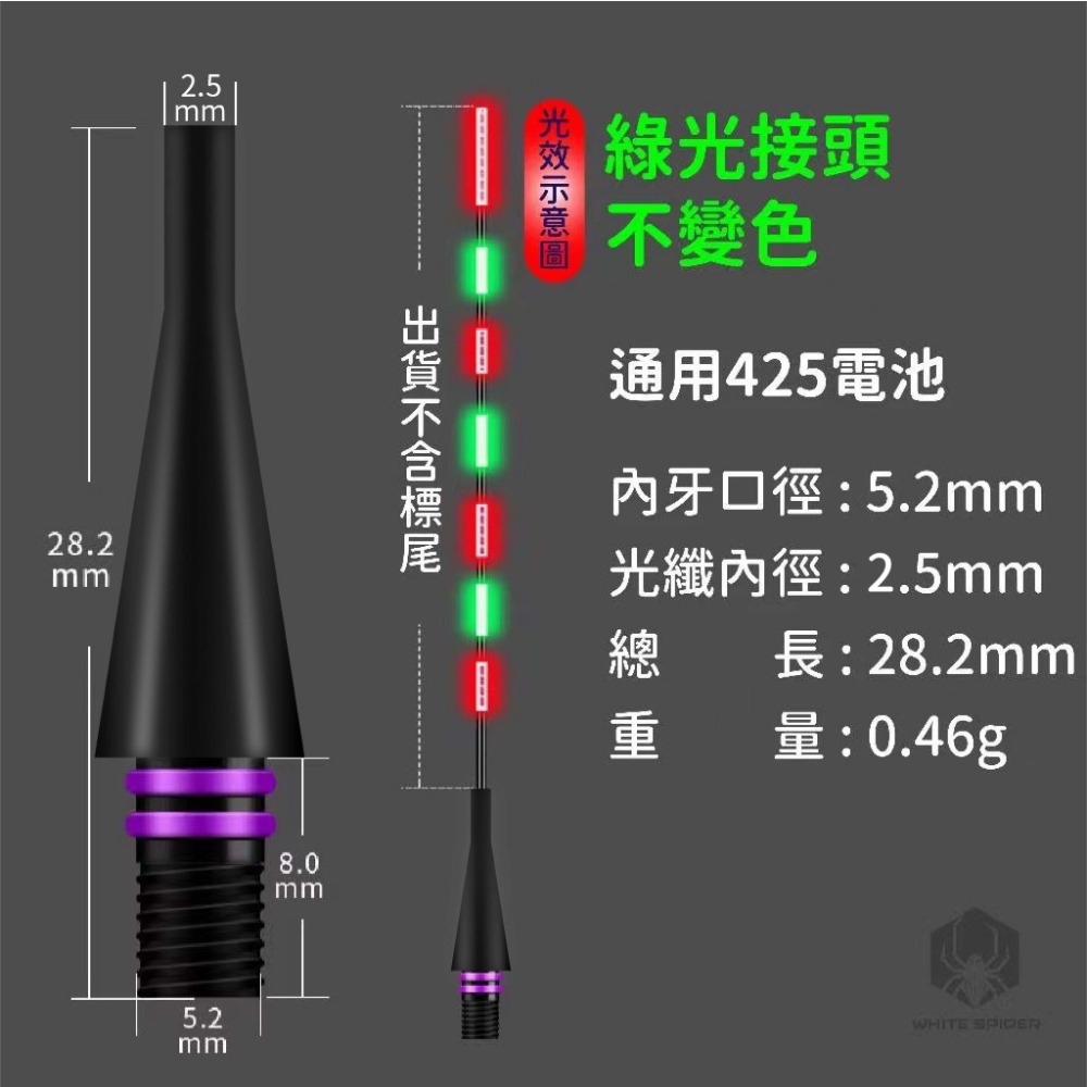 綠光/內徑2.5mm/不變色