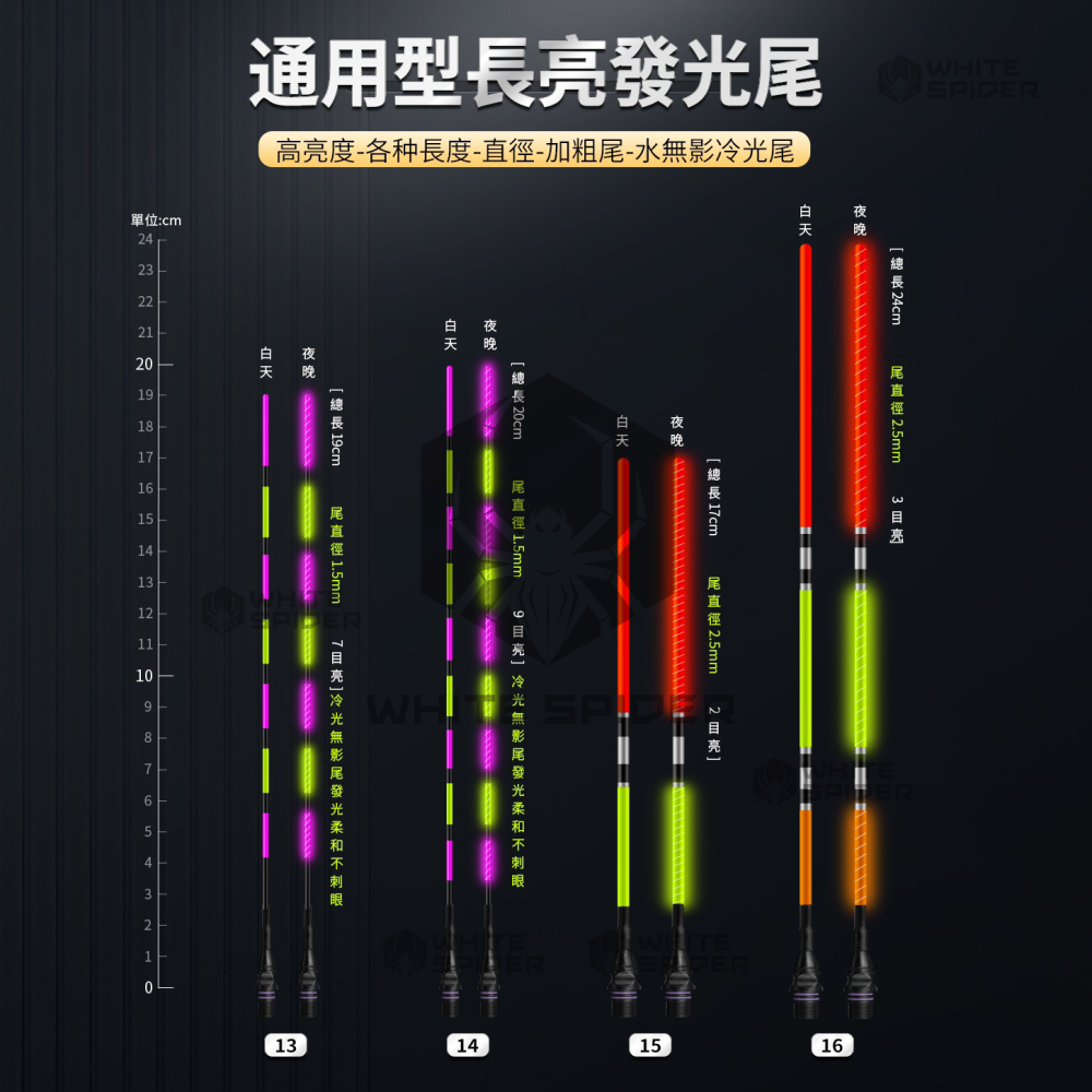 【W.S釣具-現貨供應】電子浮標、電子浮標替換尾、咬餌變色尾、磯釣尾、玻纖硬尾、DIY浮標尾、蝦標、池釣浮標、台灣現貨-細節圖5