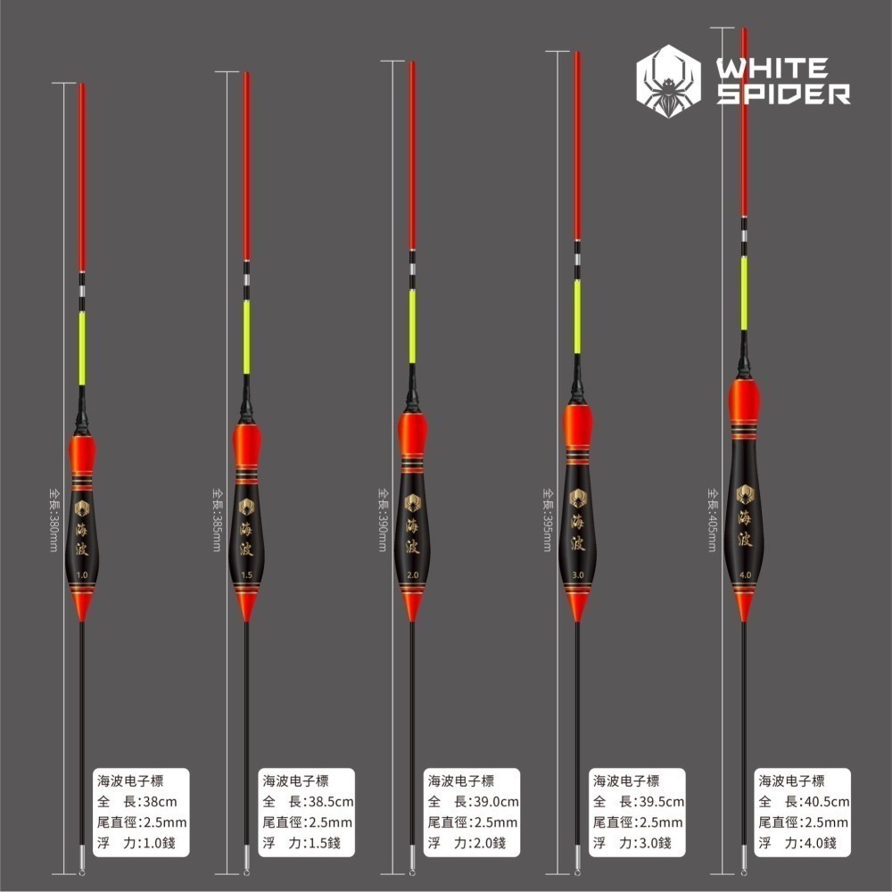 【W.S釣具】磯釣電子浮標、海波電子浮標、可換尾電子浮標、黑鯛浮標、夜釣浮標、磯釣、夜釣、海釣場~台灣現貨！-細節圖2