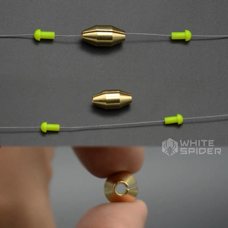 【W.S釣具-現貨快速出🔥】快速水中、快拆替換銅錘鉛、磯釣、海釣場浮標配重鉛、中通鉛、台灣現貨！-細節圖3