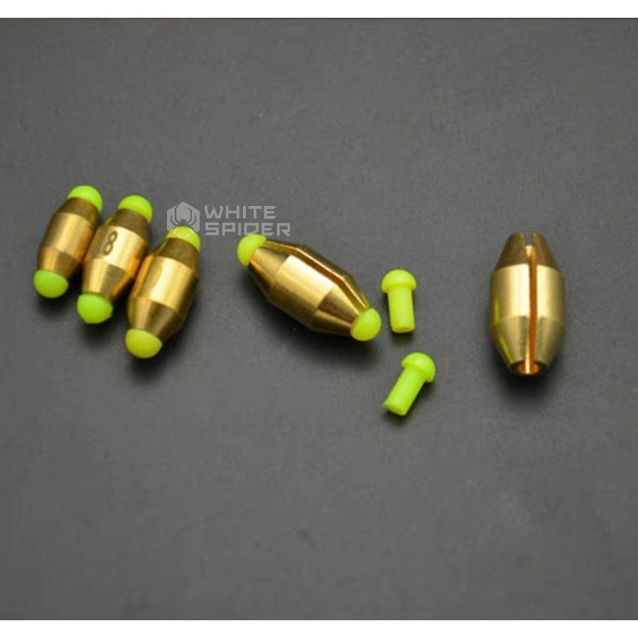 【W.S釣具-現貨快速出🔥】快速水中、快拆替換銅錘鉛、磯釣、海釣場浮標配重鉛、中通鉛、台灣現貨！-細節圖6