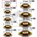 【W.S釣具-現貨快速出🔥】快速水中、快拆替換銅錘鉛、磯釣、海釣場浮標配重鉛、中通鉛、台灣現貨！-規格圖8
