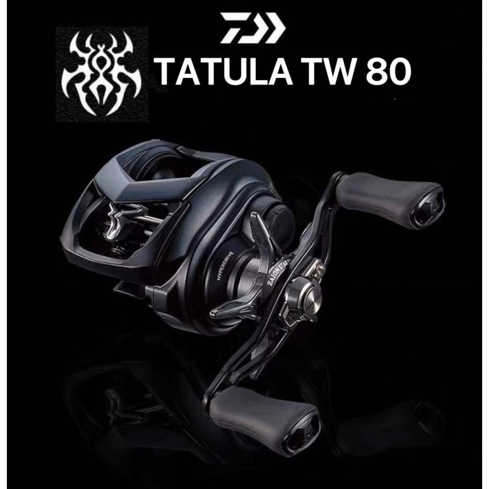 ✨免運現貨✨Daiwa TATULA TW 80 路亞捲線器、輕量化遠投泛用型、溪流釣、小烏龜捲線器、水滴輪、台灣現貨-細節圖3