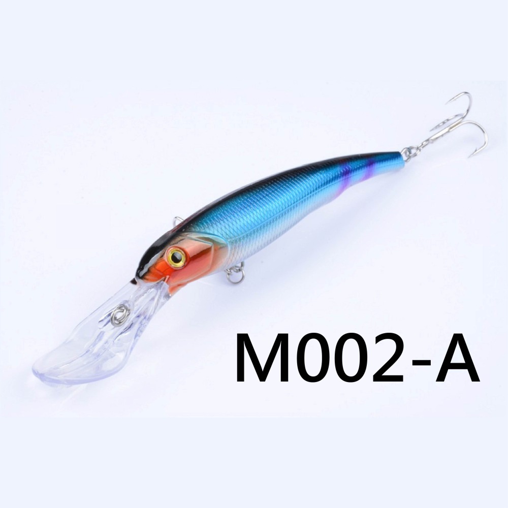 【W.S釣具-現貨】路亞、路亞假餌、米諾16cm/28g、大舌板深潜型、minnow！M002-細節圖4