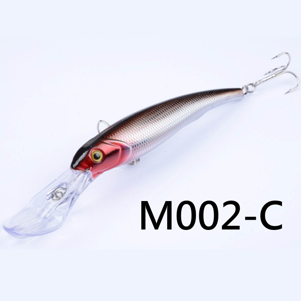 【W.S釣具-現貨】路亞、路亞假餌、米諾16cm/28g、大舌板深潜型、minnow！M002-細節圖6