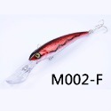 【W.S釣具-現貨】路亞、路亞假餌、米諾16cm/28g、大舌板深潜型、minnow！M002-規格圖9