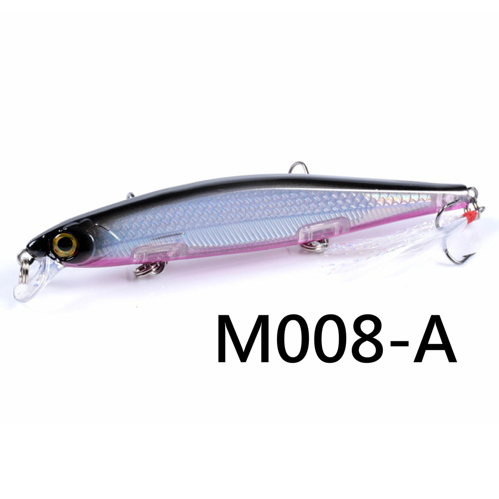 【W.S釣具-現貨】路亞、路亞假餌、米諾 11cm/13.7g、懸浮型、minnow！M008-細節圖4