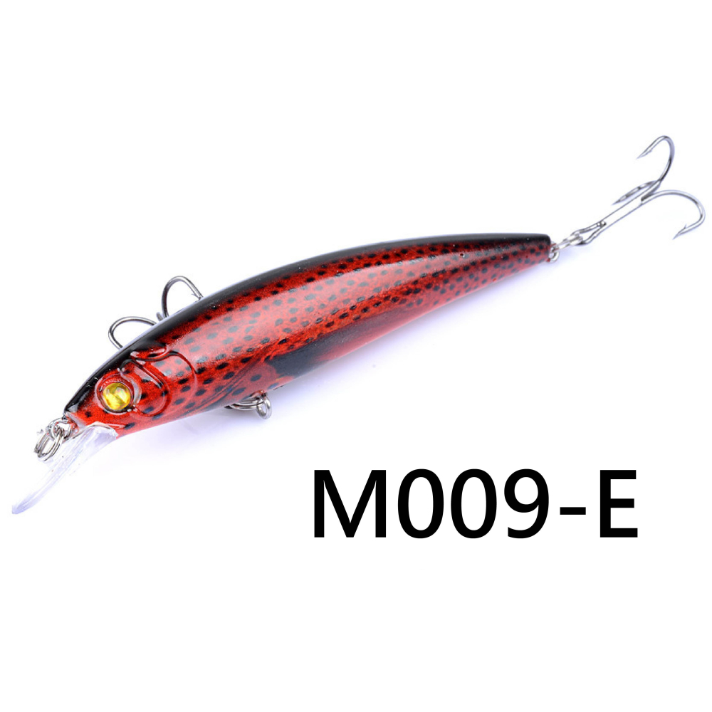 【W.S釣具-現貨】路亞、路亞假餌、彩繪米諾 11cm/13.4g、懸浮型、minnow！M009-細節圖8