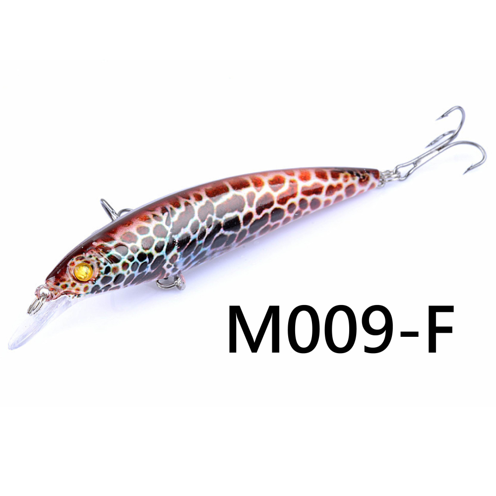 【W.S釣具-現貨】路亞、路亞假餌、彩繪米諾 11cm/13.4g、懸浮型、minnow！M009-細節圖9