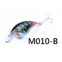 【W.S釣具-現貨】路亞、路亞假餌、彩繪米諾7.5cm/10.5g、懸浮型、minnow！M010-規格圖4