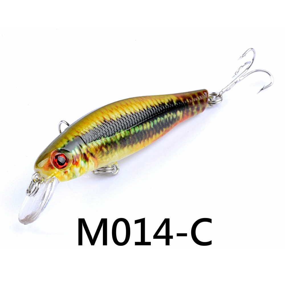 【W.S釣具-現貨】路亞、路亞假餌、彩繪米諾 8.5cm/8.7g、懸浮型、minnow！M014-細節圖8