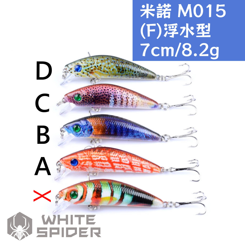 【W.S釣具-現貨特價中✨】路亞、路亞假餌、彩繪米諾7cm/8.2g、懸浮型、minnow、台灣出貨！M015-細節圖3