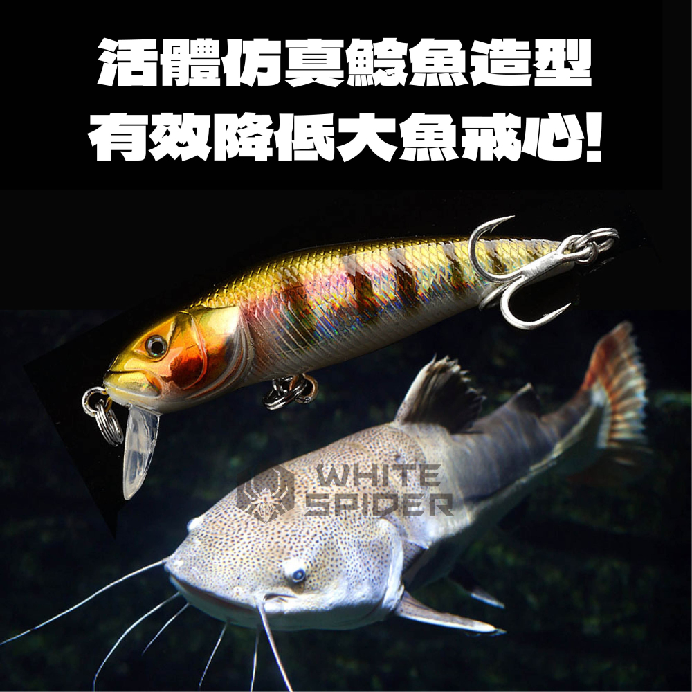 【W.S釣具-現貨】路亞、路亞假餌、米諾7.1cm/8g、懸浮型、路亞釣 minnow！M018-細節圖2