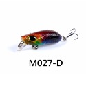 【W.S釣具-現貨】魔獸路亞、路亞假餌、彩繪魔獸米諾5.8cm/7.3g、懸浮型、minnow  M027-規格圖9