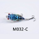 【W.S釣具-現貨】路亞、路亞假餌、蟬型米諾5cm/6.2g、懸浮型、minnow！M032-規格圖8
