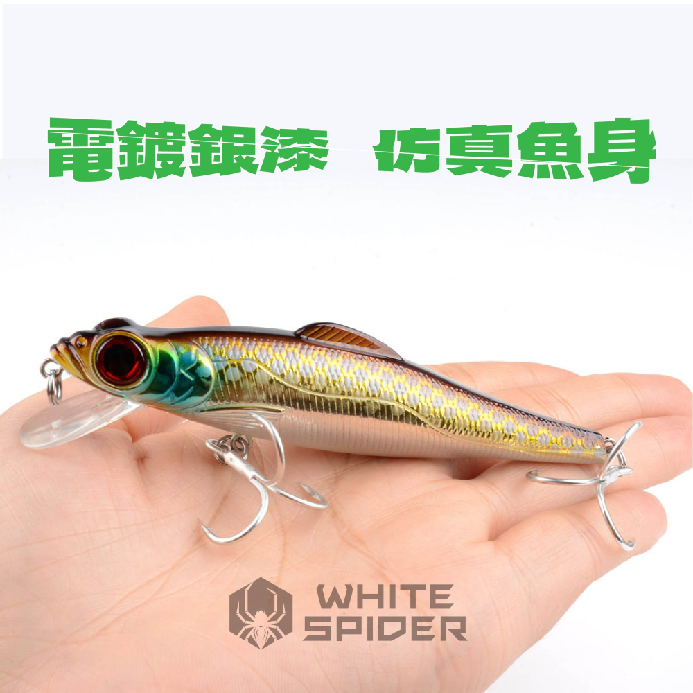 【W.S釣具-現貨】路亞、高品質路亞、米諾 11.5cm/17g、懸浮型、minnow！M033-細節圖3