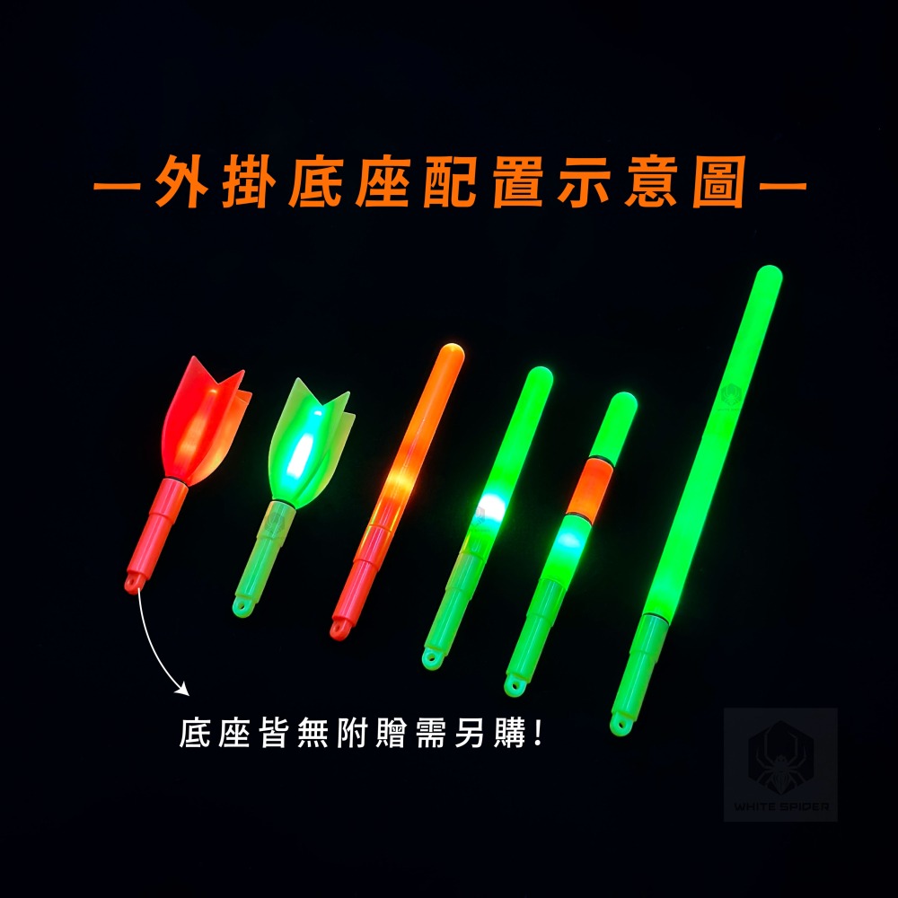 【W.S釣具】電子發光頭、75電子夜光棒、電子發光棒、夜光棒、電子浮標、浮標發光棒、台灣出貨-細節圖8