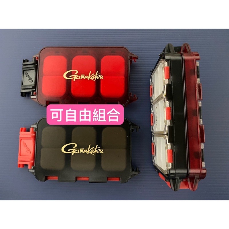 現貨 Gamakatsu GM-2484日本原裝、小物零件盒、魚鉤盒、釣魚零件盒、單面六格、九格、兩色供應、可自由組合-細節圖3