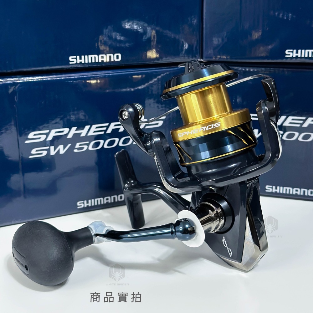 【W.S釣具-現貨】Shimano 21年SPHEROS SW紡車捲線器、平價款大物專用捲線器、高CP值捲線器、捲線器-細節圖3
