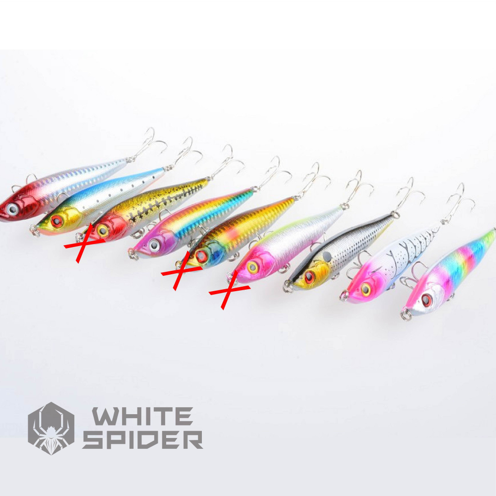 【W.S釣具】路亞、路亞假餌、鉛筆9.5cm/21g、沉水鉛筆、沉水型、minnow！PE002-細節圖5