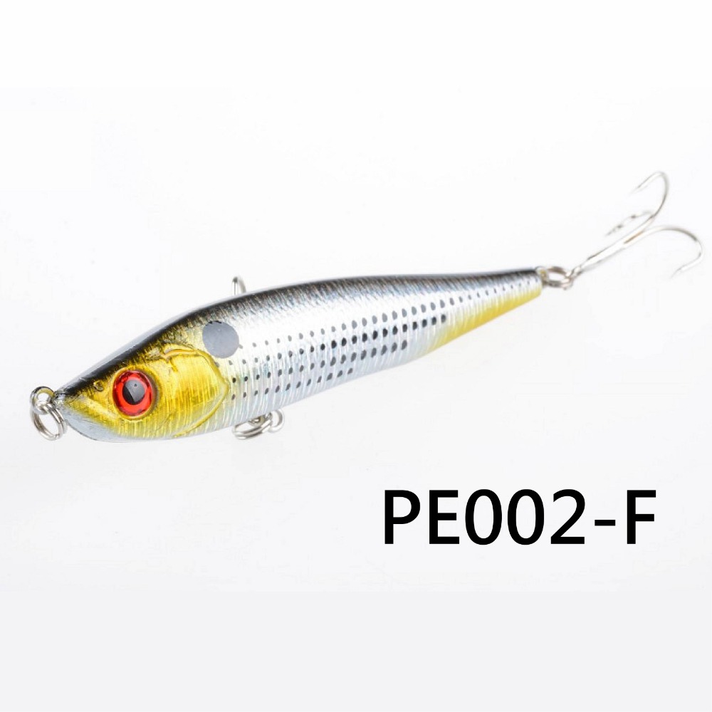 【W.S釣具】路亞、路亞假餌、鉛筆9.5cm/21g、沉水鉛筆、沉水型、minnow！PE002-規格圖6