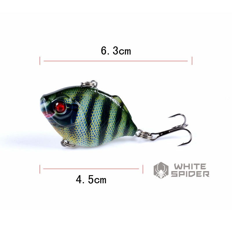 【W.S釣具】路亞、路亞假餌、VIB顫泳、4.5cm/8.8g、彩繪VIB、VIB沉水型、minnow、V004-細節圖7