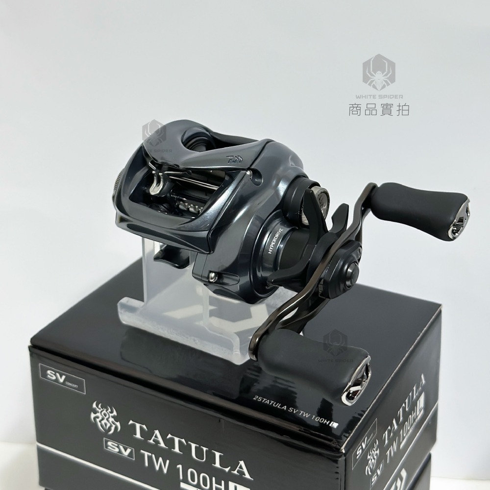 ✨免運✨Daiwa 25年 TATULA SV TW 100型、黑蜘蛛水滴輪、經典泛用小烏龜台灣出貨！-細節圖4