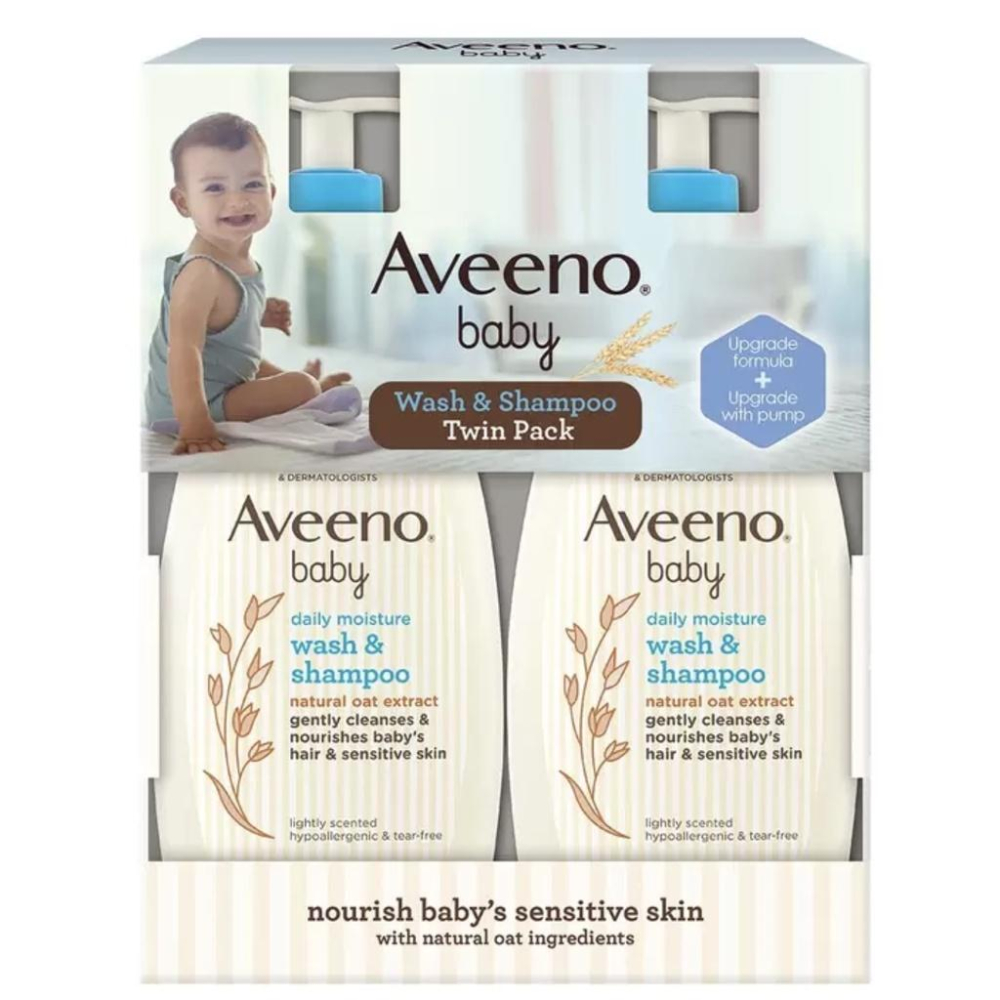 艾惟諾 嬰兒燕麥洗髮沐浴露532毫升 X 2入-細節圖2