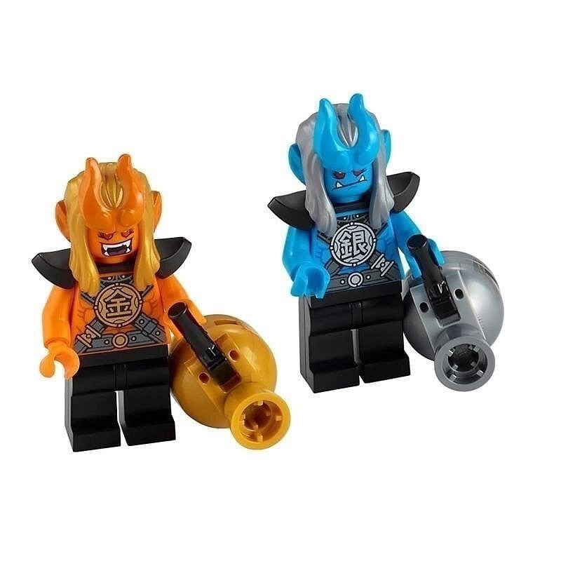 LEGO 樂高 80015 悟空小俠 金角銀角兩隻合售 附武器(全新)-細節圖2