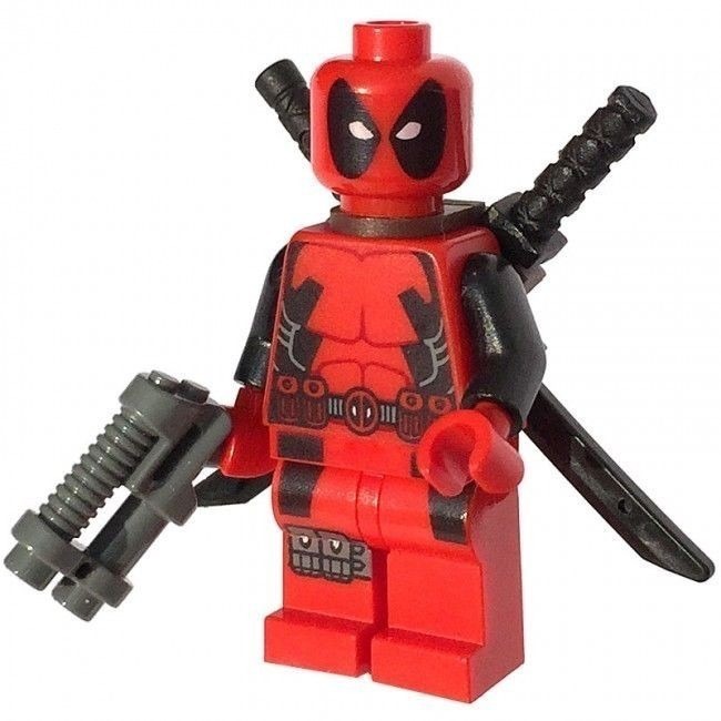 LEGO 樂高  6866 死侍 deadpool  sh032 配雙刀和槍(全新)-細節圖2