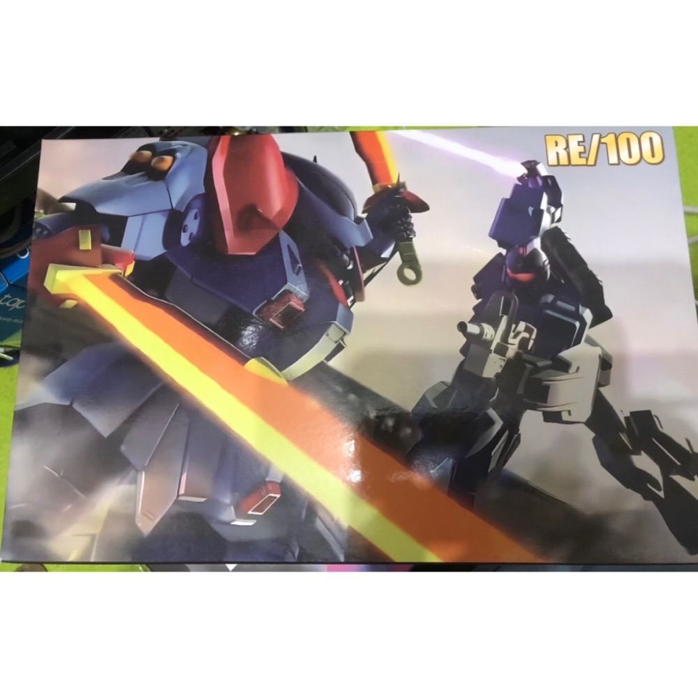 全新現貨 豆豆模型 RE 1/100 MS-08TX [EXAM] 伊芙利特 伊夫裡特 改送支架 組裝模型 不挑盒況-細節圖2