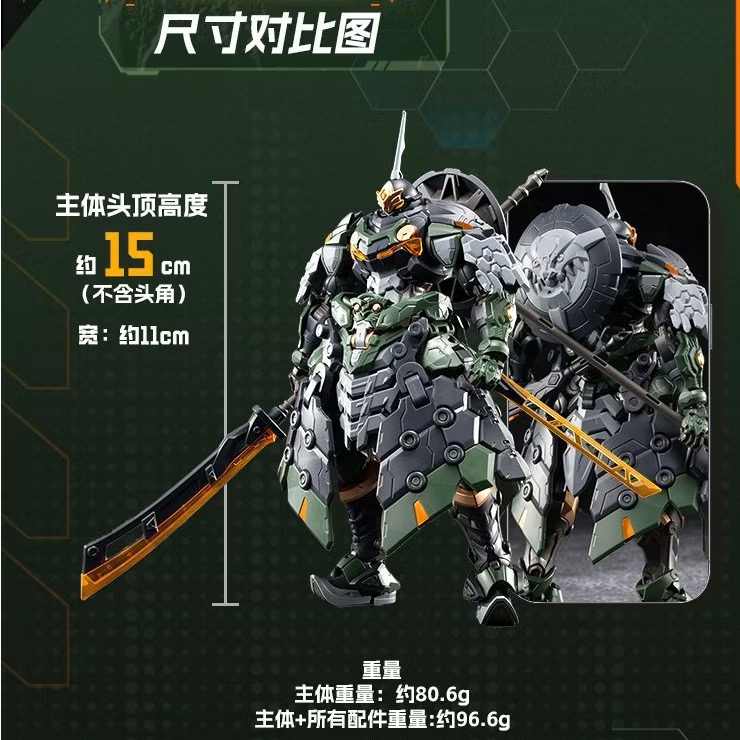 全新現貨3款合賣 項羽+聞仲+浮屠星 摩動核 迅勇級 天立星 雷聲普化 聞仲 玉衡宮 廉貞星君 項羽 浮屠星 組裝模型-細節圖5