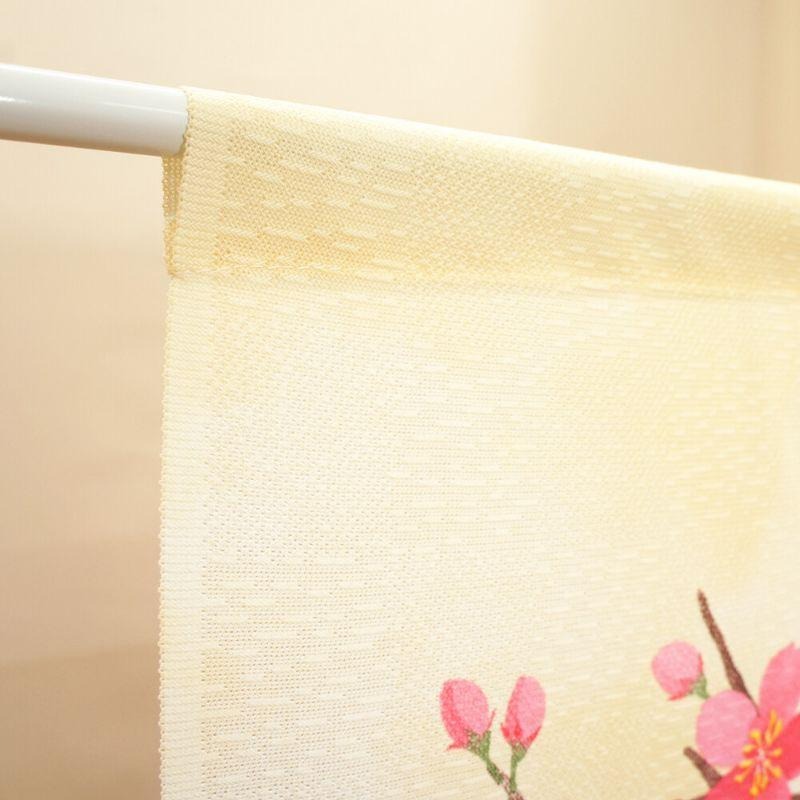 沐菲戀日小舖 日本製山中奈緒子浮世繪 《櫻花與鳥》85x150cm日系門簾-細節圖7