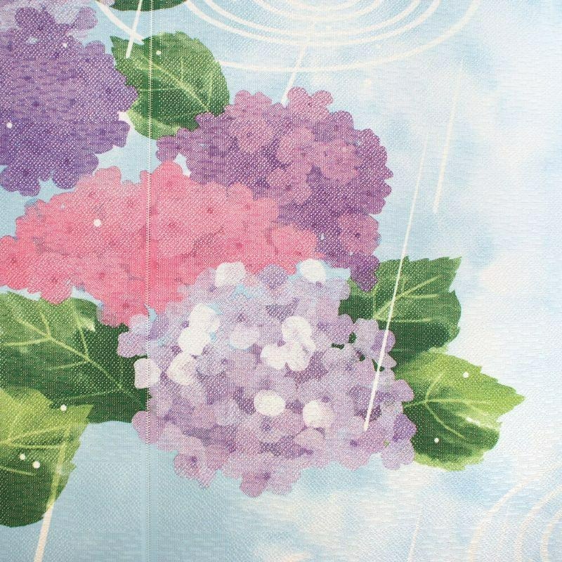 沐菲戀日小舖 日本製山中奈緒子浮世繪《紫陽花雨》85x150cm日式門簾-細節圖7