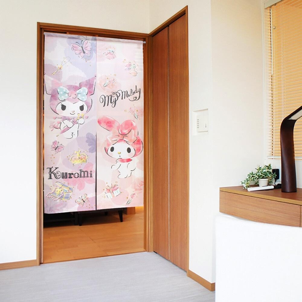 沐菲戀日小舖 日本製三麗鷗授權 MY MELODY&酷洛米窗簾/U-細節圖2