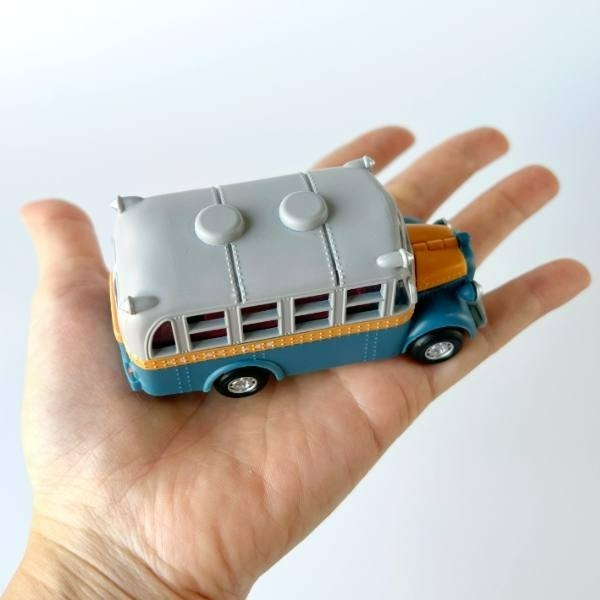 沐菲戀日小舖 日本吉卜力跑跑手作迴力車 巴士-細節圖2